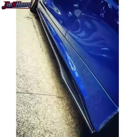 Universal Carbon Fiber Side Skirts for BMW E92 F30 F80 M3 F82 M4 Benz w204 W205 C63 Audi A4 A5 A7 RS