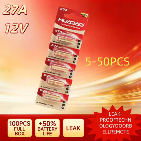 5-50PCS 12V 27A Dry Alkaline Battery A27 Batteries 27AE 27MN A2 L828 K27A for Remote Control Gamepad