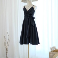 黑色長洋裝 伴娘服 婚紗 晚宴服