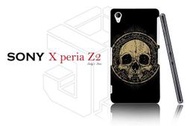 【傑克小舖】客製化 Sony Xperia Z2 D6503 L50w 背蓋 保護殼 手機殼 彩繪 個性化 美式 復古 塗鴉 變形蟲 玫瑰 骷髏