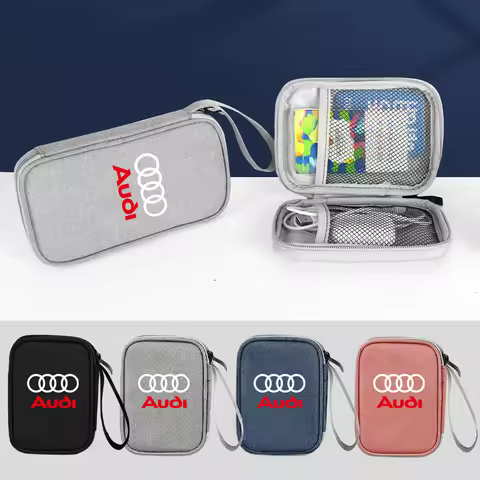 Portable Electronic Product Carry Storage Bag Car Storage Accessories For Audi Sline A1 A2 A3 A4 A4L