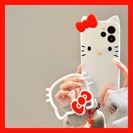 realme 11x 5g casing realme 12x 5g casing casing realme c15 Red Bow kt Cat Suitable for oppo Real Me