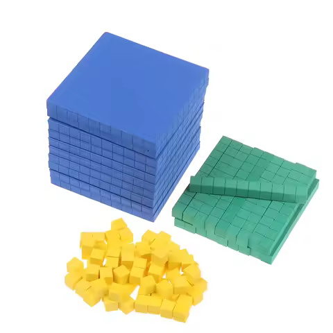 130Pcs Base Ten Blocks For Math Place Value Blocks Base 10 Math Manipulatives Number Concepts Math C