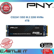 PNY CS2241 4TB SSD M.2 2280 NVMe Gen 4x4 Solid State Drive GEN4 (M280CS2241-4TB-CL)