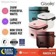 ✁♤Giselle Mini Rice Cooker 1.2L with Non-stick Pot and Steamer 200W (KEA0371)