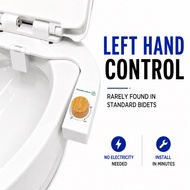 Non electric bidet attachment - LEFT CONTROL