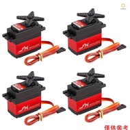 4pcs JX PDI-6221MG Metal Gear Digital Servo 20kg Torque Aluminums Case for 1:10 1:8 RC car BUGGY TRU