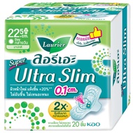 Laurier Super Ultra Slim Sanitary Pad 22.5cm 20pcs 20pcs
