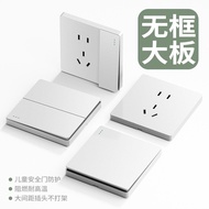International Electrician86Industrial White Large Panel One-Gang Five-Hole Socket Outlet Panel Manuf