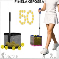 Multi-Sport Ball Retriever/Tennis Ball Hopper: Lightweight & Portable with 5 Self-Adjusting Springs