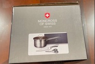 #24吃土季 瑞士百年老品牌 Moncross of Swiss 不鏽鋼琥珀 典藏三件組