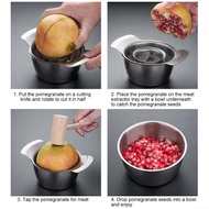 Pomegranate Peeling Tool Set Practical Stainless Steel Pomegranate Peeling Set Enjoy Effortlessly Fr
