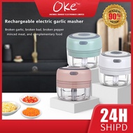 Mini Electric Garlic Masher Kitchen Grinder Speedy Chopper Choper Coper Blender Blander Kering Pemot