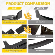 3Pcs/set Car Front Bumper Lip Body Kit Spoiler for BMW 3 Series G20 G28 2019-2021(M Sport Only)