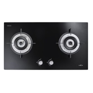 G.House Online MEX เตาแก๊สแบบฝังหน้ากระจก 2 หัวเตา V4731M สีดำ ของแท้