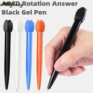 ZHANGHONG Rotation Answer Gel Pen, Creative Stationery Writing Tools Black Ink Gel Pen, Decompressio
