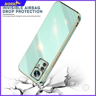 Luxury Plating Square Case For Xiaomi 12T 11T 10T Pro 11Lite 12Lite 12X Shockproof Soft Silicone Back Cover