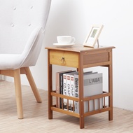 1ชิ้น โต๊ะข้าง โต๊ะฉลุ 3 ชั้น ไม้ไผ่ Telephone Corner Table Bamboo End Side Table Wood Bedside Table