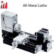 ZR Mini Micro Mechanical Metal Lathe Machine Tools with Base for Carpentry in Wood, Soft Metal, Plex