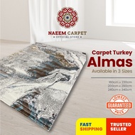 [ORIGINAL KARPET TURKI] CARPET TURKEY ALMAS | SIZE -6x8 -7x10 -8x11 -9x12 | Available Ready Stock N0