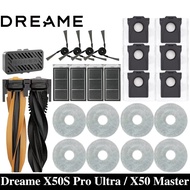 Dreame X50 Master,X50SPro Ultra,X50Ultra Vacuums Cleaner Dust Bag Main Side Brush Hepa Filter Mop Cl