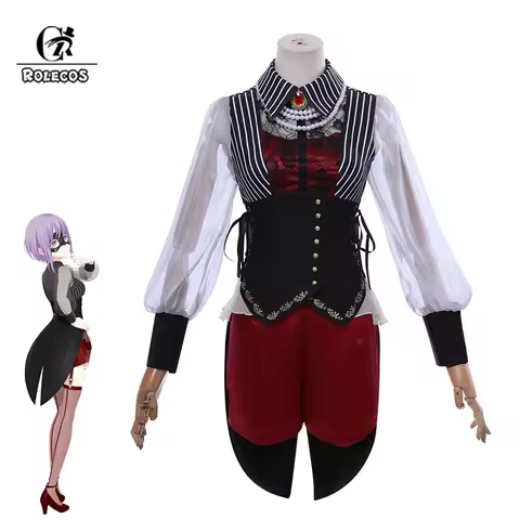 ROLECOS BanG Dream! Ave Mujica Nyamu Yuutenji Cosplay Costume Anime Amoris Women Stage Uniform Hallo