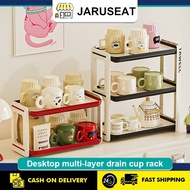 Desktop storage rack cup rack cup drain rack 2/3 layers coffee cup storage rack Kitchen storage rack