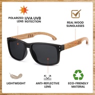 【NEW】 Cyxus Bamboo Glasses Men's and Women's Polarized Sunglasses Fashionable Retro Anti-UV Sunglass