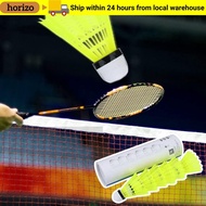 HORIZO 3/6/12Pcs Badminton Shuttlecocks Homehold Stable Durable Plastic