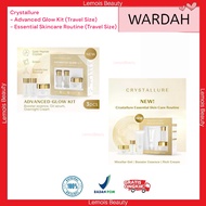 WARDAH LB - Crystallure Advanced Glow Kit (Travel Size) Crystallure Essential Skincare Routine/ (Tra