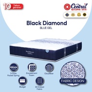 Central New Gold Black Diamond - SpringBed - Ukuran 160 x 200 cm