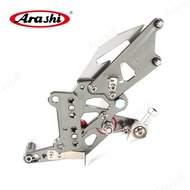 Arashi Adjustable Footrest  For KAWASAKI NINJA250R 2008 - 2012 Foot Pegs Rear Set Rider Rear 2009 20