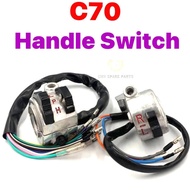 HONDA C70 HANDLE SWITCH (ST) // C70 HONDA LAMPU BULAT C70 HANDLE SWITCH SUIS 003 711 820 KIRI KANAN 