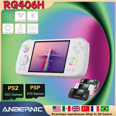 ANBERNIC RG406H RG 406H Retro Handheld Game Console Video Game Consoles Android 13 Christmas Gifts 8