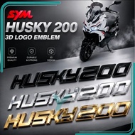 EMBLEM SYM HUSKY200 HUSKY 200 LOGO EMBLEM ACCESSORIES ACCESSORY MODIFIED MODIFY