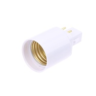 【SEBG】 3Pcs 4 Pin Conductive G24 To E26/E27 Socket Adapter G24Q Lamp Base Adapter G24Q To Medium Lig