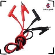 YRBWDYZDH Banana plug 3.3ft /1m Multimeter test leads Electrical testing Crocodile clip