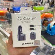 Car Charger Saver Samsung 45W + 15W Dual Car Charger Super Fast Charging + cable