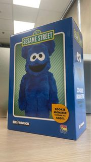 有貨不議價 二手 Bearbrick Be@rbrick Cookie Monster 400% 1.0 Elmo 芝麻街