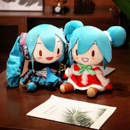 32cm Cute Hatsune Miku Plush Toy Cartoon Hatsune Miku Doll Dressed Up for Christmas Gifts For Child 