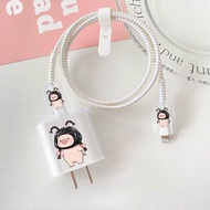 Random Adorable Pattern Charger Protective Case Suitable for Charger iphone, Xiaomi, Oppo, Vivo