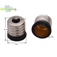 [spring-t] E17 To European E14 Candelabra Base Socket LED Light Bulb Lamp Adapter Holder new