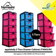 Applelady 5 Tiers Plastic Drawer/5 Tiers Cabinet/Storage Cabinet/Multipurpose/Kabinet Laci Plastik