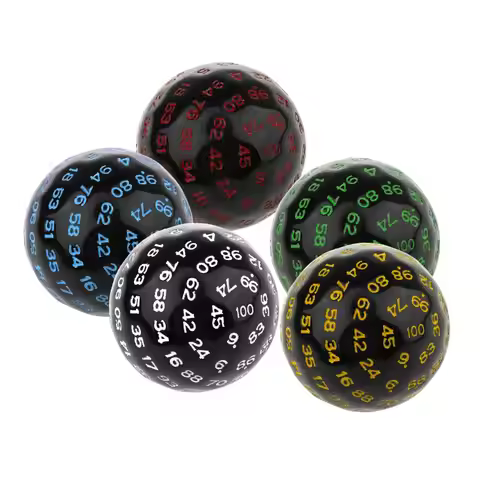 100 Sided Acrylic Dices D100 Dice For Table Board Role Playing Game Bar Club Tabletop Game Playing B