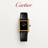 Cartier Cartier Tank Louis Cartier Mechanical Watch Gold Leather Strap