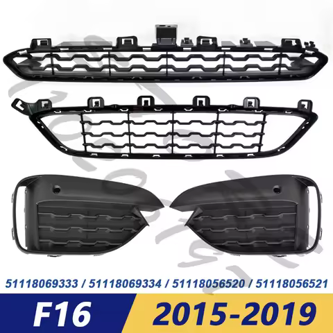 for 2015-2019 BMW F16 X6 35i 35iX 50iX Front Bumper Fog Light Grill Grille Cover 51118069333 5111806