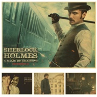 Hot Sale Sherlock Holmes Vintage Poster Retro Benedict Cumberbatch Posters Episodes Home Decor