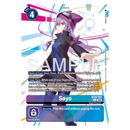 BT22-102 Sayo SEC Purple Blue Tamer Card Digimon