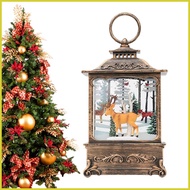 Snow Globe Lantern Decor LED Snow Globe Swirling Lantern Rotating LED Snow Globe Swirling Snow Globe