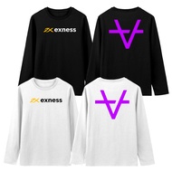 Crypto Trading Cryptocurrency Exness Men's Academy T-Shirt Long Sleeve Cotton Combed 30sWanita